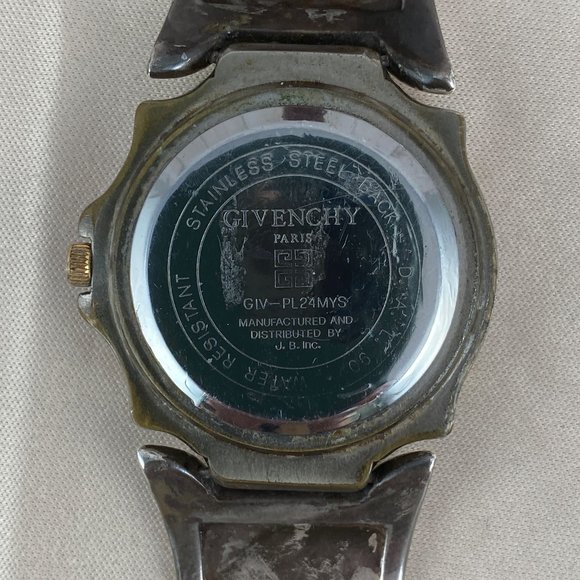 Vintage Givenchy Paris Watch with 23 Karat plus Gold Nugget Bracelet - Picture 13 of 17